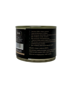 Mokra karma dla psa VetPuls Jeleń 100% skład