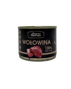 Mokra karma dla psa VetPuls Wołowina 100%