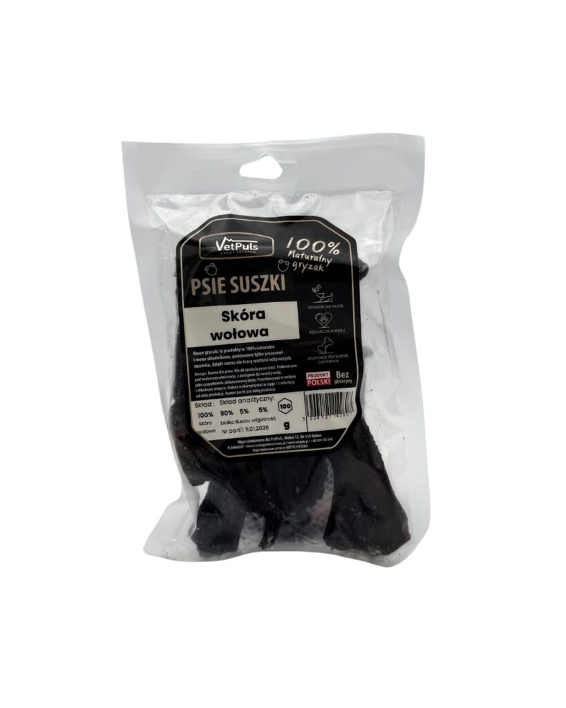 Psie suszki skóra wołowa VetPuls 200 g