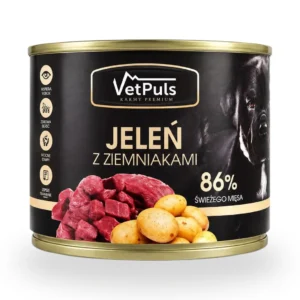 Mokra karma VetPuls jeleń z ziemniakami
