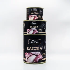 Mokra karma dla psa VetPuls Kaczka 100%