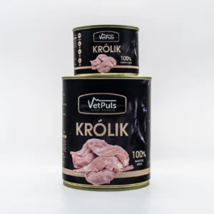 Mokra karma dla psa VetPuls Królik 100%