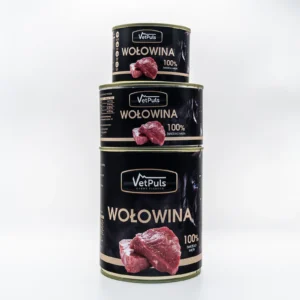 Mokra karma dla psa VetPuls Wołowina 100%